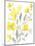 Yellow & Grey Garden I-Jennifer Goldberger-Mounted Art Print