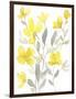 Yellow & Grey Garden I-Jennifer Goldberger-Framed Art Print