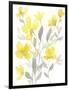 Yellow & Grey Garden I-Jennifer Goldberger-Framed Art Print