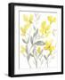 Yellow & Grey Garden II-Jennifer Goldberger-Framed Art Print