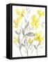 Yellow & Grey Garden II-Jennifer Goldberger-Framed Stretched Canvas