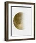 Yellow Half Moon II-Eline Isaksen-Framed Art Print