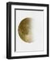 Yellow Half Moon II-Eline Isaksen-Framed Art Print