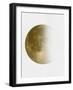 Yellow Half Moon II-Eline Isaksen-Framed Art Print