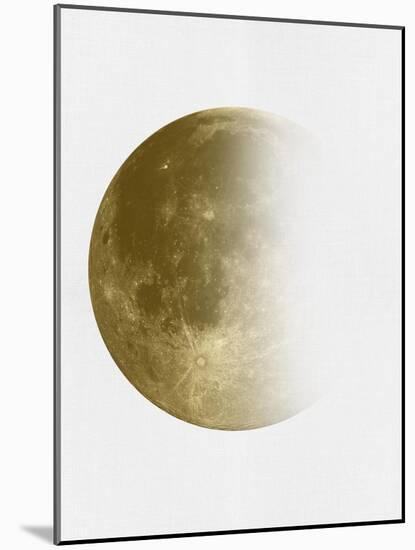 Yellow Half Moon II-Eline Isaksen-Mounted Art Print