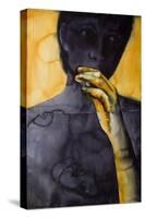 Yellow Hand -The Dirty Yellow Series-Graham Dean-Stretched Canvas