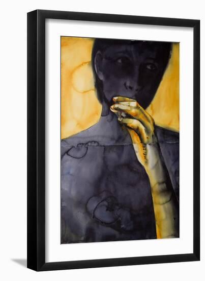 Yellow Hand -The Dirty Yellow Series-Graham Dean-Framed Giclee Print