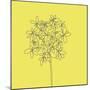 Yellow Happy Flower-Jan Weiss-Mounted Art Print