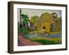 Yellow Haystacks, or Golden Harvest, 1889-Paul Gauguin-Framed Giclee Print