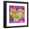 Yellow Heart-null-Framed Art Print