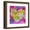 Yellow Heart-null-Framed Art Print