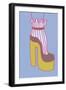 Yellow Heel 01-Pictufy Studio-Framed Giclee Print