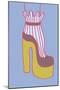 Yellow Heel 01-Pictufy Studio-Mounted Giclee Print