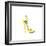 Yellow High Heeled Shoe-null-Framed Giclee Print