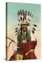 Yellow Horse, Ponca Indian-null-Stretched Canvas