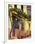 Yellow House, Agiasos, Lesvos, Mytilini, Aegean Islands, Greece-Walter Bibikow-Framed Photographic Print