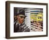 Yellow House, Grizzly Season-Barry Kite-Framed Art Print