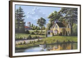 Yellow House-Bill Saunders-Framed Giclee Print