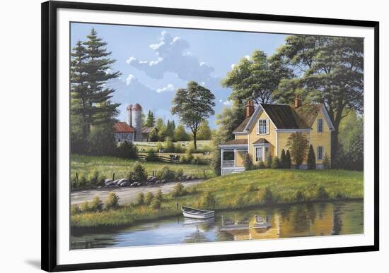 Yellow House-Bill Saunders-Framed Giclee Print