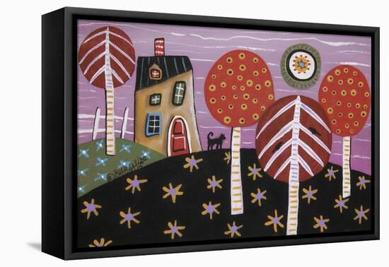 Yellow House-Karla Gerard-Framed Stretched Canvas