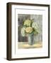 Yellow Hydrangea Gray-Carol Rowan-Framed Art Print