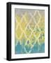 Yellow in the Middle I-Alonzo Saunders-Framed Art Print