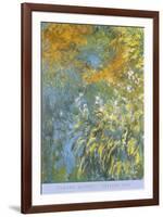 Yellow Iris-Claude Monet-Framed Art Print