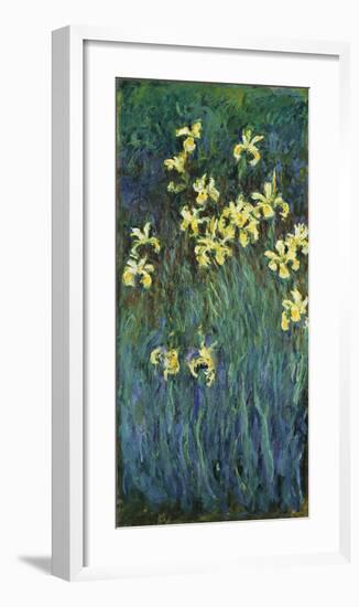 Yellow Irises, c.1914-17-Claude Monet-Framed Premium Giclee Print