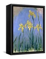 Yellow Irises; Les Iris Jaunes, C.1918-1925-Claude Monet-Framed Stretched Canvas