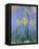 Yellow Irises; Les Iris Jaunes, C.1918-1925-Claude Monet-Framed Stretched Canvas