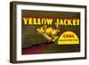 Yellow Jacket Coal-Curt Teich & Company-Framed Art Print