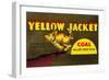 Yellow Jacket Coal-Curt Teich & Company-Framed Art Print