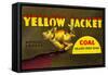 Yellow Jacket Coal-Curt Teich & Company-Framed Stretched Canvas