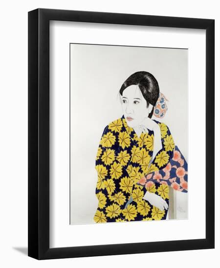 Yellow Kimono, 1996-Alan Byrne-Framed Giclee Print