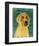 Yellow Labradoodle-John Golden-Framed Giclee Print