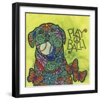 Yellow Labrador #2-Denny Driver-Framed Giclee Print