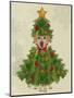 Yellow Labrador, Christmas Tree Costume-Fab Funky-Mounted Art Print