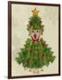 Yellow Labrador, Christmas Tree Costume-Fab Funky-Framed Art Print