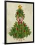 Yellow Labrador, Christmas Tree Costume-Fab Funky-Framed Art Print