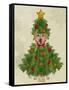 Yellow Labrador, Christmas Tree Costume-Fab Funky-Framed Stretched Canvas