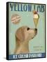 Yellow Labrador Ice Cream-Fab Funky-Framed Stretched Canvas