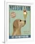 Yellow Labrador Ice Cream-Fab Funky-Framed Art Print