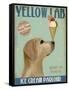 Yellow Labrador Ice Cream-Fab Funky-Framed Stretched Canvas