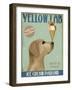 Yellow Labrador Ice Cream-Fab Funky-Framed Art Print