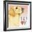 Yellow Labrador Love-Tomoyo Pitcher-Framed Giclee Print