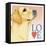 Yellow Labrador Love-Tomoyo Pitcher-Framed Stretched Canvas