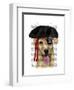 Yellow Labrador Pirate-Fab Funky-Framed Art Print