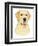 Yellow Labrador Portrait-Tomoyo Pitcher-Framed Giclee Print