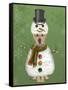 Yellow Labrador, Snowman Costume-Fab Funky-Framed Stretched Canvas