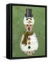 Yellow Labrador, Snowman Costume-Fab Funky-Framed Stretched Canvas